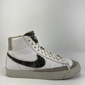 Nike Blazer Mid '77 Vintage Mens Size 9.5 White Black Athletic Shoes Sneakers